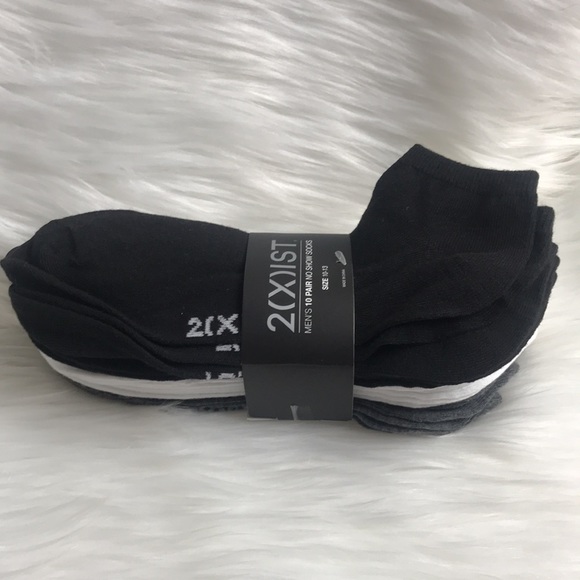 2 (X) IST MENŚ 10 PAIR NO SHOW SOCKS SIZE 10-13 - Picture 9 of 9
